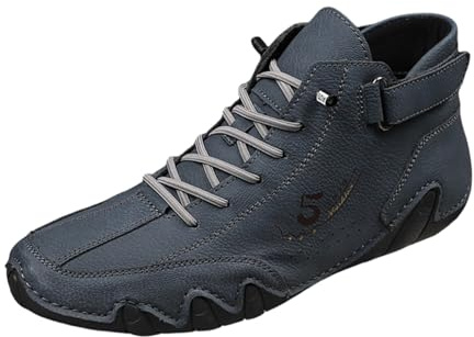 Chaussures pieds nus unisexes - Chaussures en cuir - Ergonomiques - Pour soulager la douleur - Chaussures de sport antidérapantes - Chaussures de randonnée - Chaussures plates extra larges