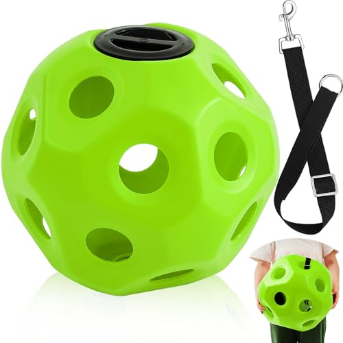 Seenelling 15.75 Extra Large Slow Feed Hay Ball for Horses,Green