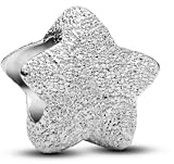 PANDORA Moments 794050C00 Mini breloque en forme d'étoile texturée en argent sterling