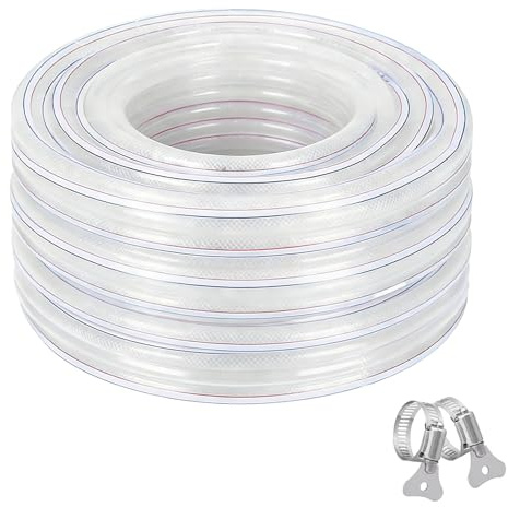 Plastslang för dricksvatten, PVC-slang 25 mm innerdiameter, vattenslang, plastslang, akvariumslang, luftslang, bensinslang