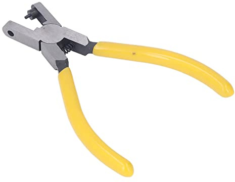 Chiyyak Punzonatrice per Cinturini Pinza per Punzonatura Fissa da 2 Mm con Testa in Acciaio Ad Alta Resistenza per Strumento di Punzonatura in Pelle per Cinturini