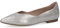 CAPRICE Damen Ballerinas aus Leder Spitz, Silber (Silver Metal.), 39 EU