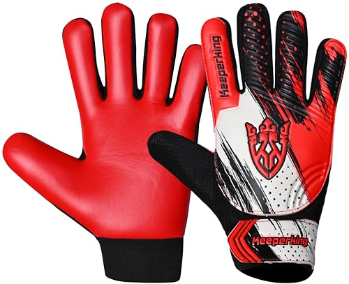 Keeperking Clawxen Guantes de Portero para Niños y Niñas de Fútbol, Talla 3-7