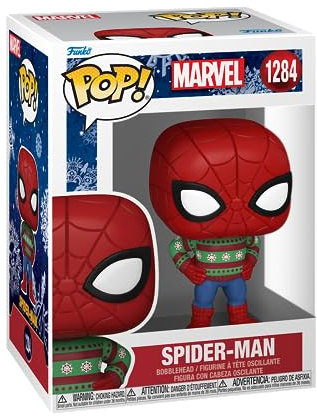 Funko Pop! Marvel: Holiday - Spider-Man - (SWTR) - Vinyl-Sammelfigur - Geschenkidee - Offizielle Handelswaren - Spielzeug Für Kinder und Erwachsene - Movies Fans - Modellfigur Für Sammler