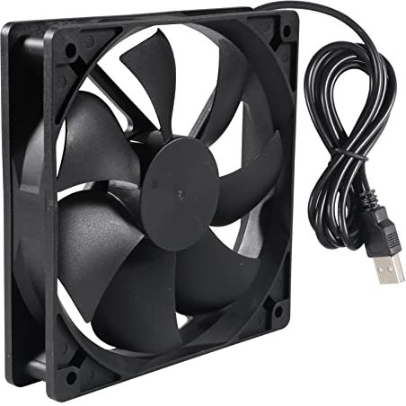 1PACK 120mm 5V USB Ordinateur PC Ventilateur, 120mm Ventilateur 5V USB Brushless 12025 120x25mm pour Refroidir PC Computer Case CPU Refroidisseurs Radiateurs