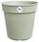 elho Green Basics Anzuchttopf 27 - Growpot für Züchten und Ernten - Ø 27.0 x H 24.7 cm - Grün/Steingrün