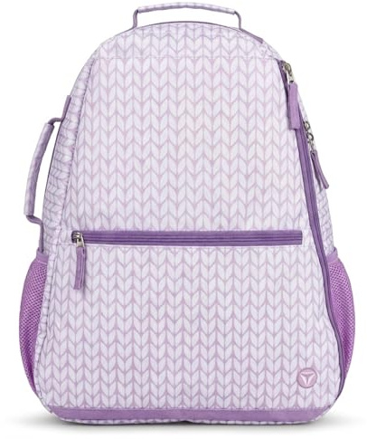 Thorza Tennis Backpack for Women, Stores 2 Rackets, Racket Bag Only, Purple