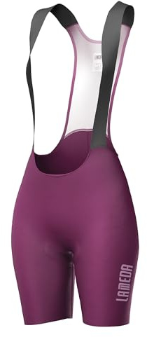 LAMEDA Cuissard Vélo pour Femme Léger Shorts Court de Cyclisme Femme Vêtement de Cyclisme VTT Été Rose-M