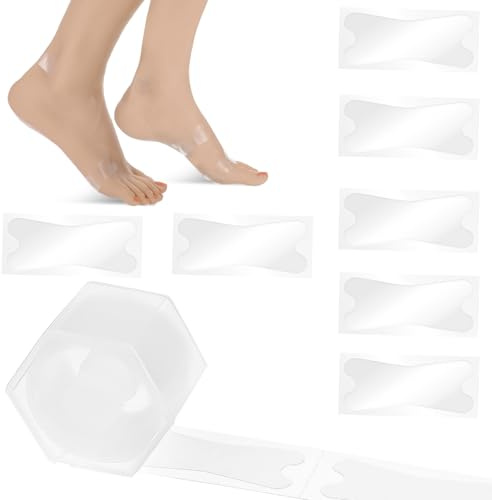 30 Pcs Transparent Prevention Tape Blister Pads, Blister Bandages for Feet Waterproof Blisters Cushion Bandages for Feet, Toes, Fingers, Heel Anti-Friction Pads