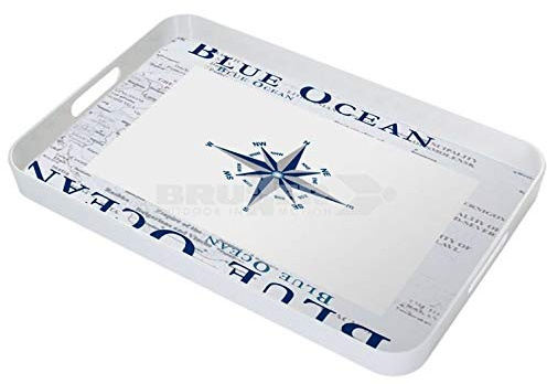 Brunner 0830081N.C8C Ocean Blue Tablett mit Griffen