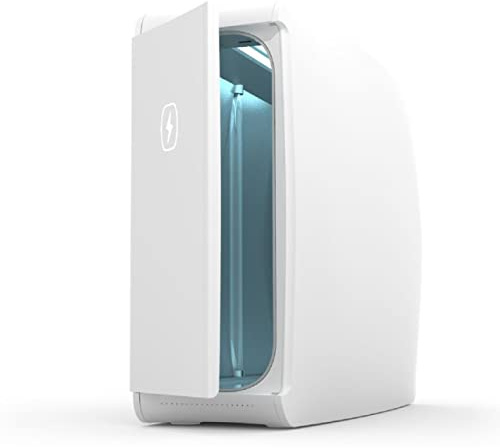 PhoneSoap Hustvål Uv-desinfektionsmedel | Patenterad och kliniskt testad Uv-desinfektionsenhet (vit)