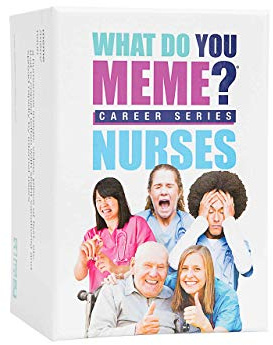 WHAT DO YOU MEME? Nurses Edition - The Hilarious Party Game for Meme Lovers,Blue