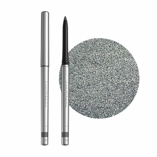 Sandstone Scandinavia Metallic Augenstift – Wasserfester Gel-Eyeliner mit schimmerndem Finish – Hypoallergen, parfümfrei & vegan – Für empfindliche Augen - Grau