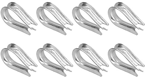 Hochfeste Drahtseilkausche aus Rostfreiem Stahl, Korrosionsbeständig, Breite Anwendung, Qualitätskontrolle nach Industriestandard, mit Glänzender Außenseite und Kanten, für den