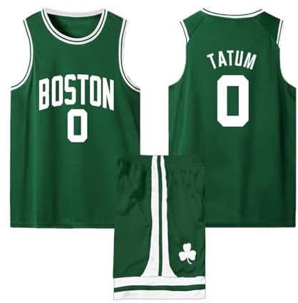 2-Teiliges Kinder/Erwachsene Basketball Trikot Shirt und Shorts, Kinder/Erwachsener Basketball Trikot Set, Basketball-Spieltrikots für Herren/Jungen grün M