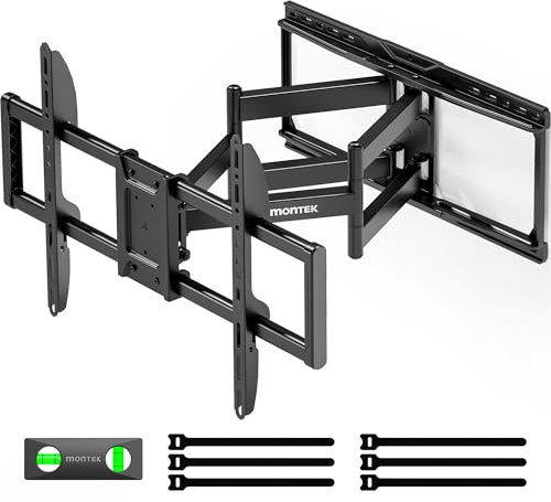 monTEK Heavy Duty Full Motion TV Wall Mount for 37-90 Inch TVs