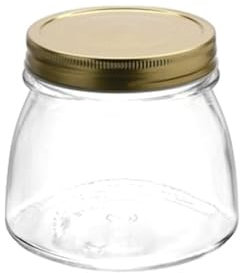 Lot de 6 pots à provisions ou verrine en verre 50 cL