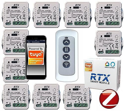 10x TUYA Rollladensteuerung Zigbee-Fernbedienung RFRCM GRATIS