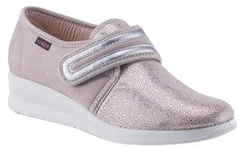 Loren, Scarpa Donna, a strappo, Plantare Estraibile (Beige, Sistema Taglie Calzature EU, Adulto, Numero, Media, 36)