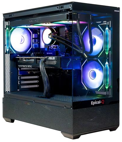 Epical-Q Ordenador sobremesa Gaming Reunar AMD Ryzen 7 5700X, 32GB, 1TB SSD NVME, RTX 5070 + Windows 11 Pro