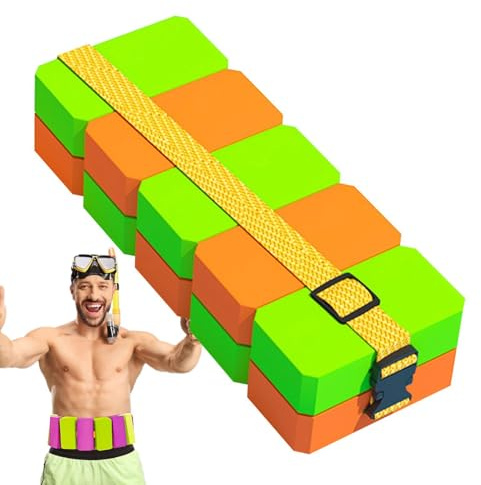 Ceinture d'Apprentissage de Natation,Aide à la Flottaison Légère pour l'Apprentissage de la Natation | Accessoire d'Apprentissage Aquatique pour la Taille | pour et adultes débutants, piscine, fitness