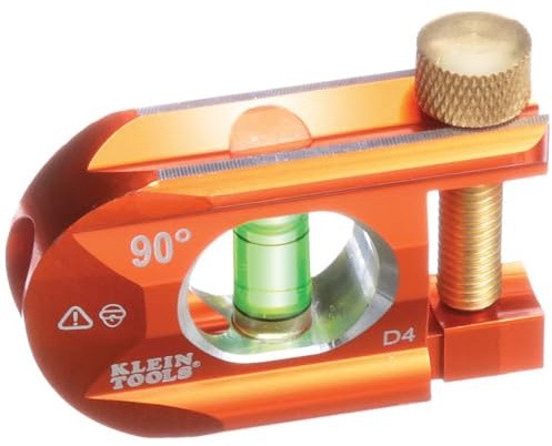 Klein Tools 935AB1V 2.5-Inch No-Dog Conduit Bending Level, 1 Vial, ACCU-BEND Level Eliminates Dog-Legs in Offsets and Saddle Bends