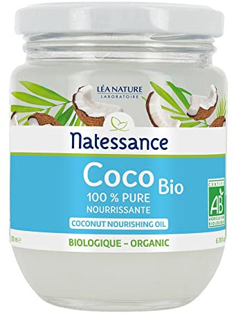 Natessance huile de coco bio 100% pure pot 200ml