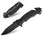 HONZIN Coltello Pieghevole 5-in-1 Coltello Tascabili Multiuso Portatile Coltellino Pieghevole da Campeggio, con Custodia Rigida