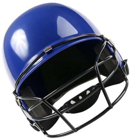 Kisangel Sporthelm Gesicht-Rack-Baseball Baseballhelme Professionelle Gesichtshelme Gesichtsschutzhelm Binaural Maske Baseball-Helm