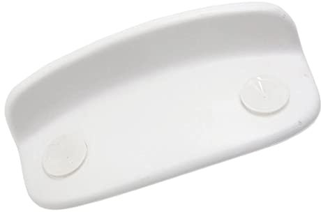 Angoily Badezimmerkissen Polyurethan Nacken Badewannenkissen Weiß