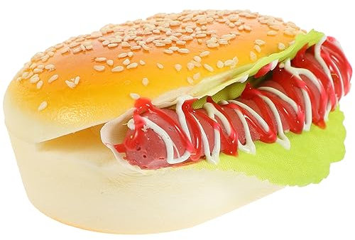 CIYODO Simuliertes Hamburger-Modell Ornament Modelle Wohnkultur Szenenfotografie Requisiten gefälschte Lebensmitteldekore Pommes schmücken Orleans Dekorationen gefälschtes Essen Pu