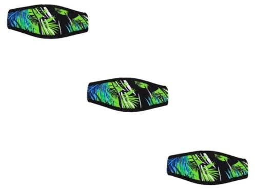 CORHAD Tauchermaske 3st Schnorchelmaske Schutzmaske Schwimmbrille Brille Schwimmen Tauchen Schwimmmaske Neoprenband Ärmel Für Tauchermaskenriemen Tauchzubehör Riemen Für Tauchmasken Taucherstoff