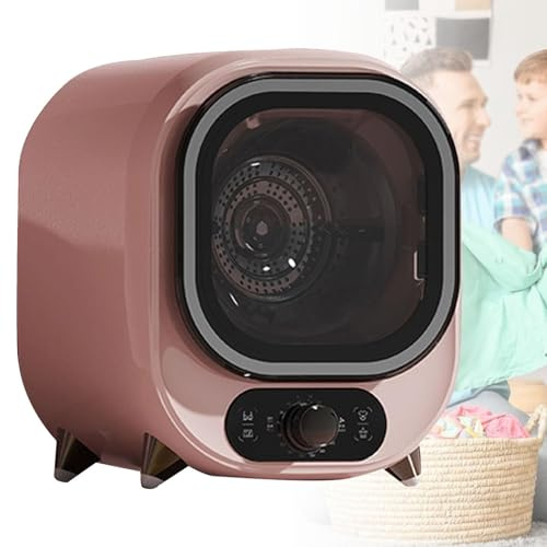Asciugatrice A Condensazione, Asciugatrice Portatile Compatta Con Capacità Di 5 Kg, Per Casa, Appartamenti, Dormitori E Piccoli Spazi, A Condensazione, Centrifuga(Pink)
