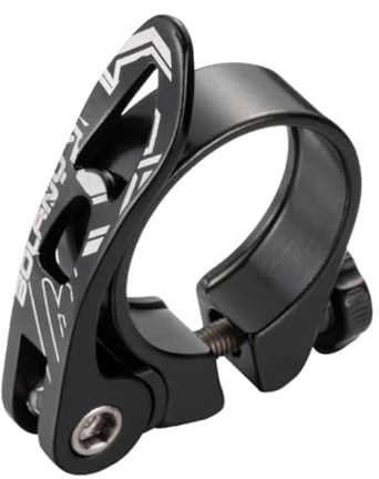 Collier de Serrage de Tige de Selle Vélo en Alliage Aluminium, Pince Clip de Tube Siège Fixation Serrage pour Tige de Selle VTT Vélo de Route, Léger et Résistant, avec Libération Rapide, 34,9 mm