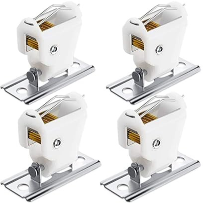 KHBUAB Set 4 Pezzi Blocchi Corda per Tende Avvolgibili in Poliestere e Metallo, Resistenti e Leggeri, Accessori Pratici per Chiusura Tende Interne