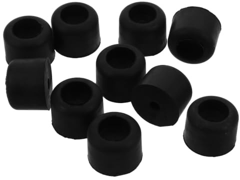 ARTIBETTER 10pcs Rubber Trailer Door Bumper Guard for Cargo Trailer and Truck, Black Rubber Material with Rounded Edge and Antislip Surface, Absorbs Impact and Quick Installation for Loading
