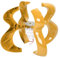 Windturbinen Generator Kit, 12V/24V/48V 400W 4 Blatt Windgenerator mit Steuerungsleistung, Kürbistyp Windrad Stromerzeugung, Windkraftanlage Komplett Set für Marine RV Home, Golden(48V)