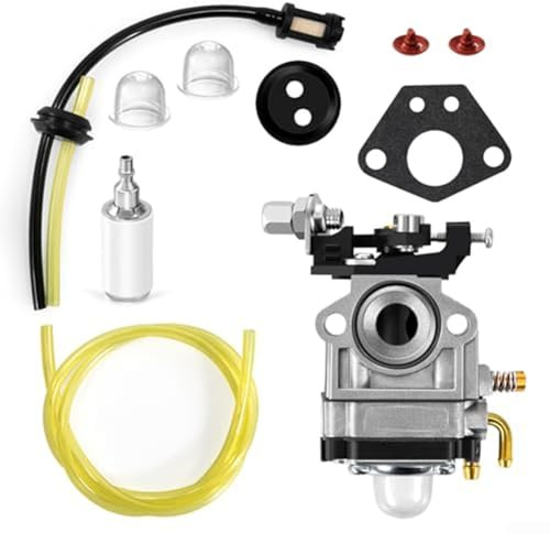 Carburetor Kit for 22cc 26cc 33cc 34cc 36cc Lawn Mower and For Hedge Trimmer, Premium Components
