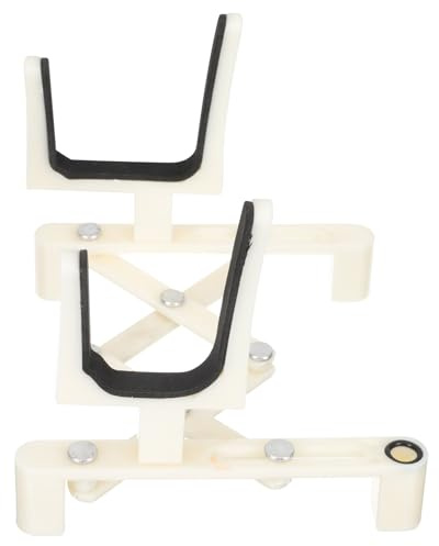 Alipis Soporte de Suelo Plegable para Violín Blanco Accesorio Estable y Ajustable para Músicos Profesionales y Aficionados Portátil para Exhibición y Uso Seguro del Violín