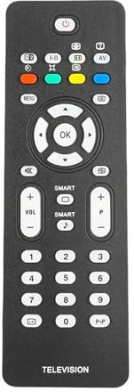 ATOMUSERLY 1 Control Remoto RC2023601/01 for televisor LCD 4K 47PFL7422, 32PFL7422, 37PFL7422 y 42PFL7422