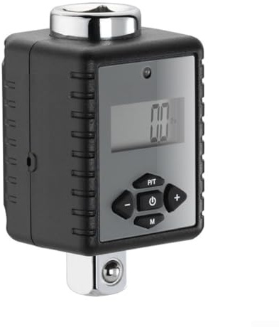 GLFLOW Digital Torque Wrench 0.3-30Nm And 10-200Nm With Electronic Display For Repair Work, Steel Adapter Set For Ratchet Wrenches(0.3-30Nm)