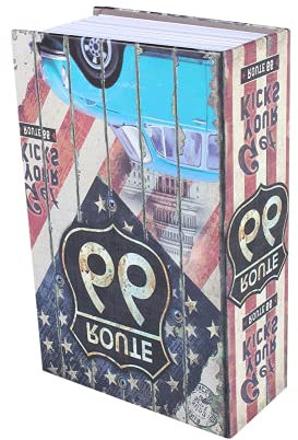 Pwshymi Coffre-Fort de Livre, Livre Secret Boîte de Sécurité Dictionnaire en Forme Coffre-Fort Secret pour Dictionnaire avec Serrure (American Dream Type)