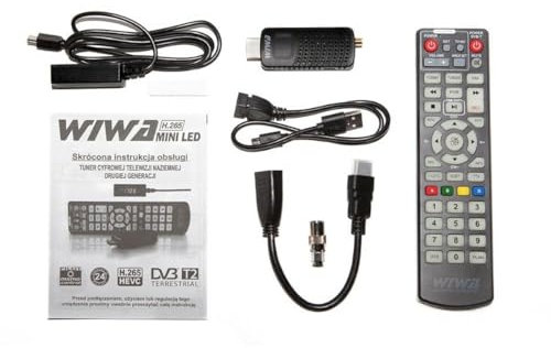 DVB-T/T2 WIWA H.265 Mini LED Tuner