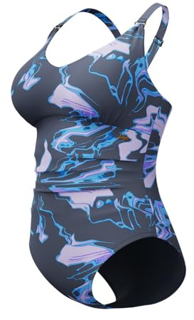 Speedo Women's Shaping V-Neck | One Piece Swimsuit | Active Leisure Swimwear (Pack of 1)