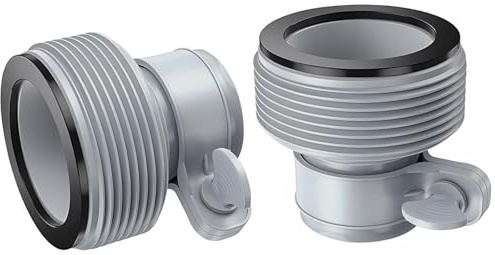 Adaptador Manguera Piscina, 2 PCS Conector Manguera Piscina, Conector de Manguera de Piscina B, Juego Adaptadores Manguera Piscina, Accesorios Piscina para Accesorios de 1,5 (2 PCS)