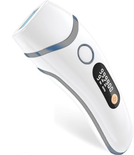 Epilatore a luce pulsata, epilatore laser definitive-999,999 flash, 2 modalità 9 livelli di energia IPL depilazione per ascelle, corpi, uomini, donne, salone a casa