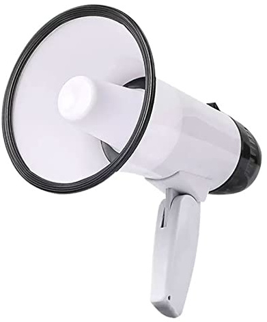 megafon, Megafonhögtalare Minimegafon Handhållen Megafon Bullhorn Inbyggd siren med röstinspelare