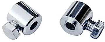 Masidef: Member of the Würth Group Morsetto serracavi diametro 4 mm. in ferro zincato con vite laterale 4 pz.