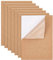 BENECREAT 6Pcs A4 Selbstklebende Korkplatten 30x21cm Rechteck Untersetzer Kork Backing Sheets Für Die Wanddekoration, Party (3mm Dick)