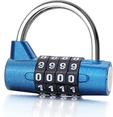 Lucchetto Combinazione 4 Cifre, Lucchetto Armadietto, Piccolo Lucchetto Con Codice, Serratura Con Numeri, Lucchetti Per Valigie, Per Outdoor Gym Scuola Ufficio Casa Bicicletta Valigia Bagagli Zaino